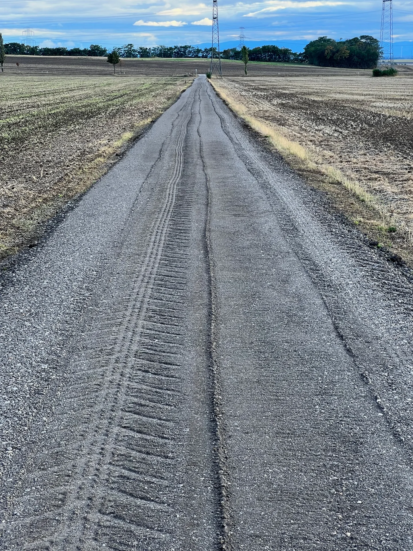 Fertig sanierter Weg